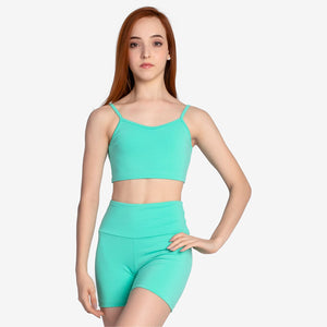 So Danca High waisted shorts with 4" inseam